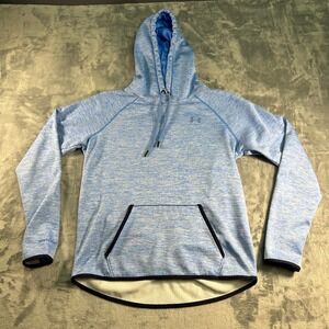 Under Armour Women's Blue‎ Heathered Fleece Hoodie Sweatshirt